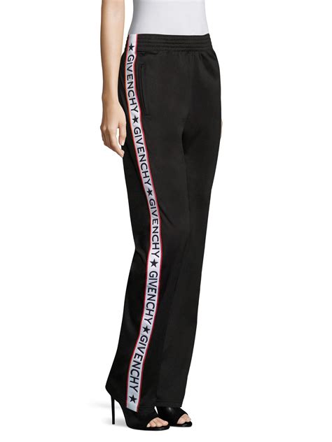 givenchy logo track pants womens|givenchy track pants logo print.